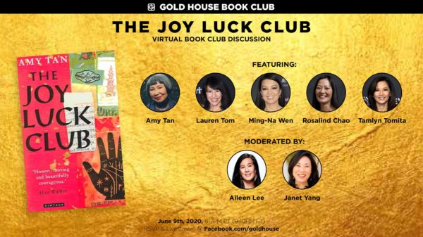 The Joy Luck Club:  Online Discussion with Author Amy Tan and Movie Cast on June 9
