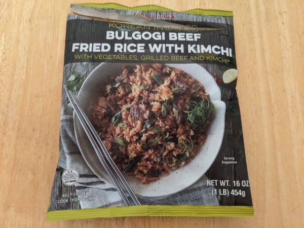 Asian American Frozen Foods: Trader Joe’s ‘Bulgogi Beef Fried Rice With Kimchi’