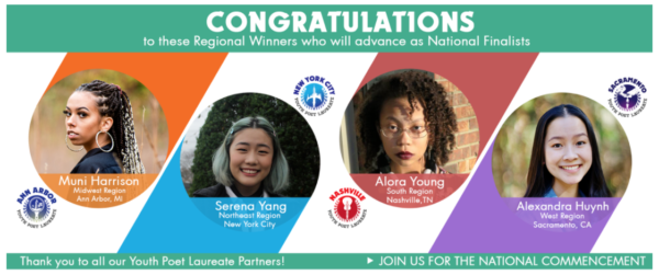Asian American Youth Poet Laureates winning Recognitions