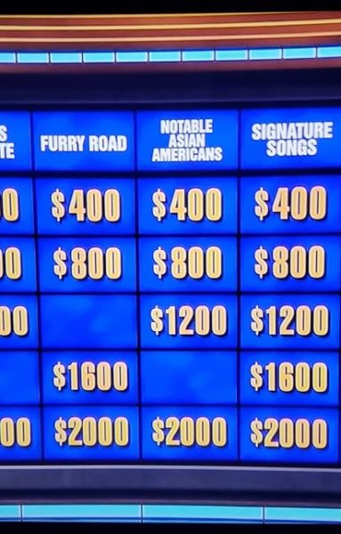 Jeopardy shows that Asian Americans have a Ways to go to be Widely Recognized