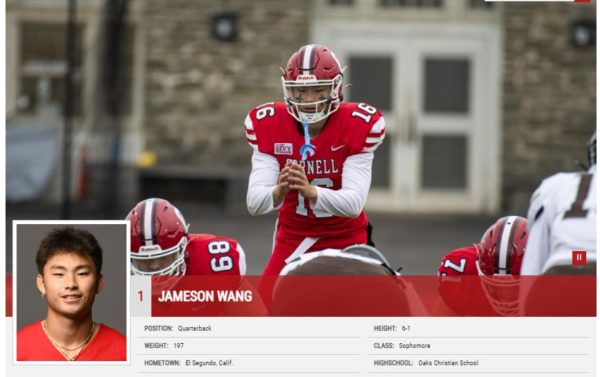 Cornell Quarterback Jameson Wang Signs NIL Deal with Degree