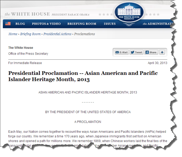 8A2013-05-01-PresidentialProclamationAAPIHeritageMonth2013