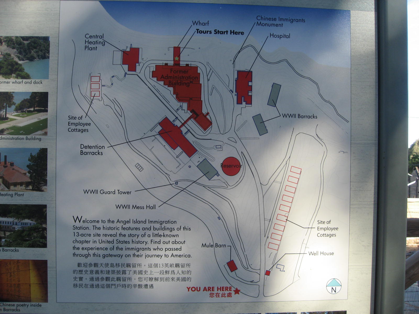 chinese immigrants angel island map