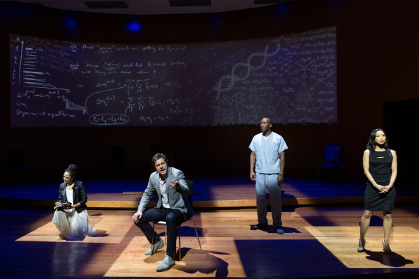 Tessa Thompson, Joshua Jackson, Mahershala Ali and Anne Son in SMART PEOPLE Photo by Matthew Murphy