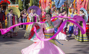 LUNAR NEW YEAR ENTERTAINMENT Ð Guests will celebrate and experience Asian culture with colorful live performances from various performing groups. This year's Lunar New Year celebration at Disney California Adventure Park is expanded for 17 days from Friday, Jan. 20 through Sunday Feb. 5, 2017, and pays tribute to the Year of the Rooster. (Paul Hiffmeyer/Disneyland)