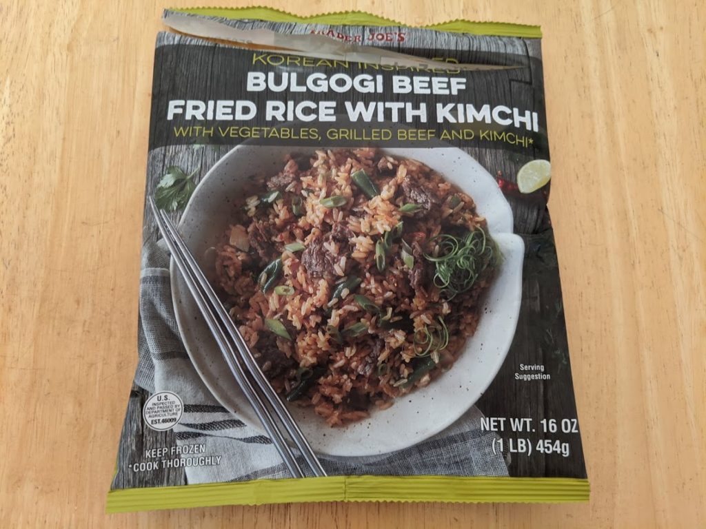 Asian American Frozen Foods Trader Joe’s ‘Bulgogi Beef Fried Rice With