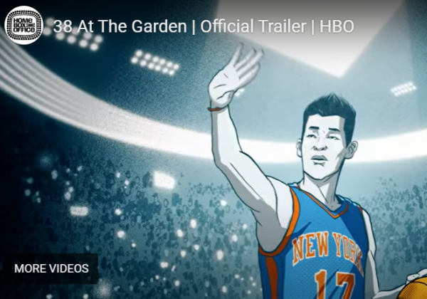 38 at the Garden Jeremy Lin animation picture