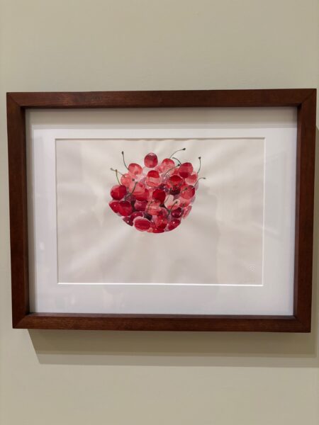 Print of cherries by Ruth Asawa