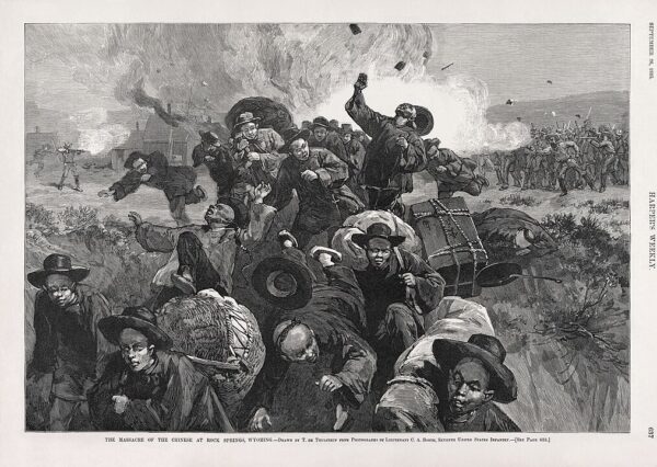 Rock Springs Massacre from Harper's Weekly