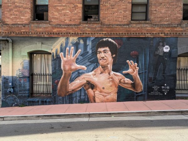 Mural of Bruce Lee in San Francisco as California has designated May 17 as Bruce Lee Day
